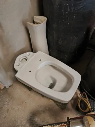 Lavabo blanco de porcelana varios tipos.