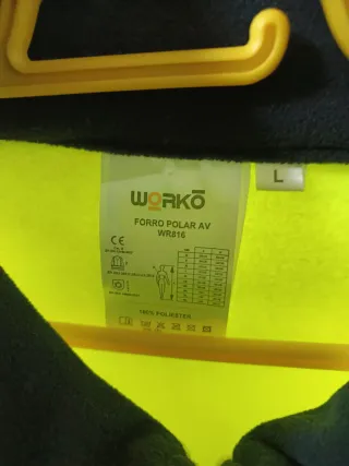 Polar WORKO Trabajo Alta Visibilidad Talla L