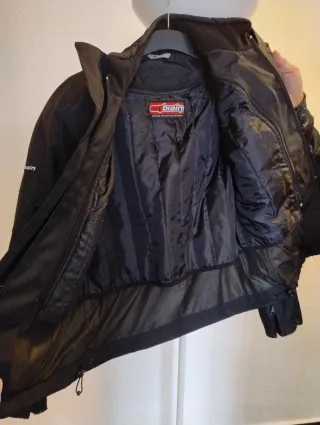 Chaqueta Moto Cordura Negra. Talla M