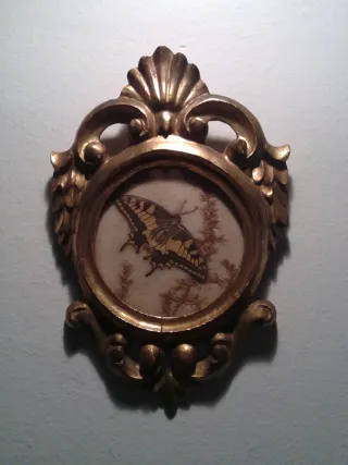 CORNUCOPIA PEQUEÑA SIGLO XIX DORADA