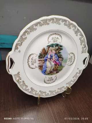 Bandeja porcelana francesa vintage