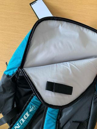 Mochila Dunlop d tac sx club negro,amarillo,azul