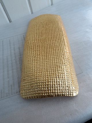 Zara Home FUENTE VIDRIO IRREGULAR DORADO Nuevo