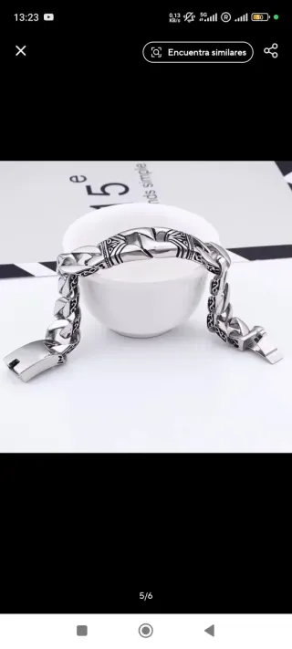 Bracciale in acciaio titanio da uomo