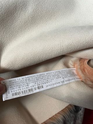 Jersey Zara pelo suave rosa claro S/M