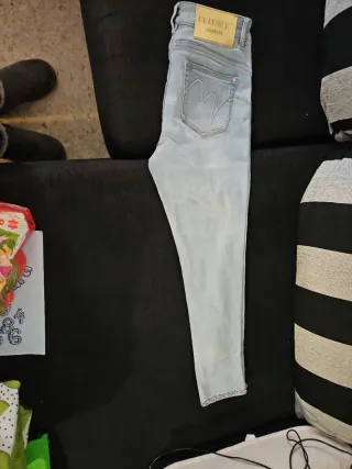 Tejanos MET mujer azules