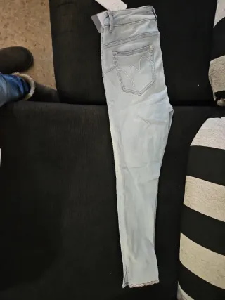 Tejanos MET mujer azules