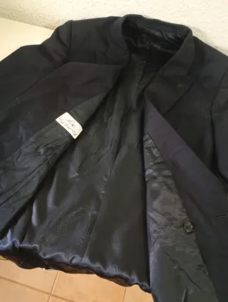 Chaqueta de traje azul hombre