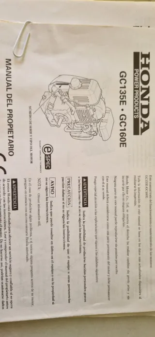 Motoazada Beal YB56HD Motor Honda 160