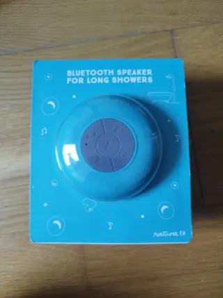 Altavoz Bluetooth Ducha Natura Azul