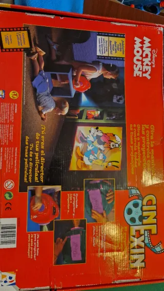Proyector Cine Exin Mickey Mouse Naranja/Morado