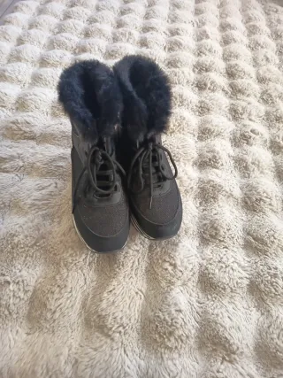 Botas moda invierno negras