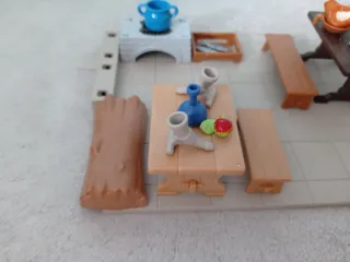 Taberna Playmobil  con Mesa Antigua