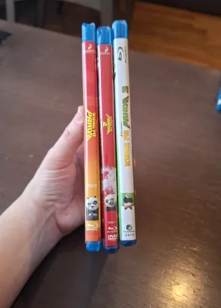 Kung Fu Panda 1, 2 y 3 Blu-ray