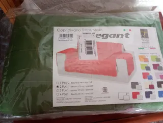 Funda sofá verde 2 plazas