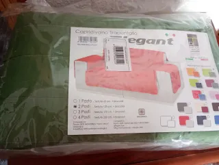 Funda sofá verde 2 plazas