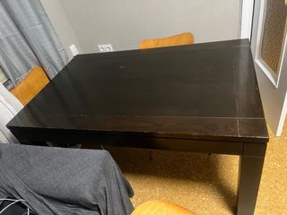 Mesa de Comedor Madera Oscura 6-8 Personas