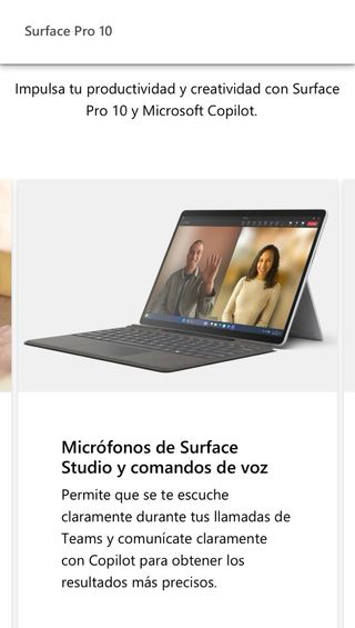 Microsoft SurfacePro10 IntelUltra7 32gb256gb NUEVO