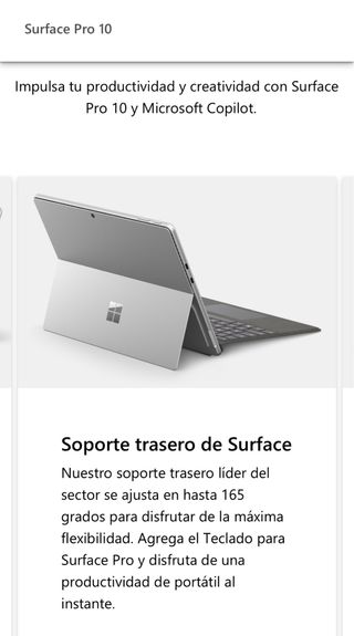 Microsoft SurfacePro10 IntelUltra7 32gb256gb NUEVO