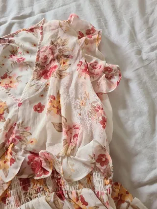 Vestido estampado floral Stradivarius Talla L