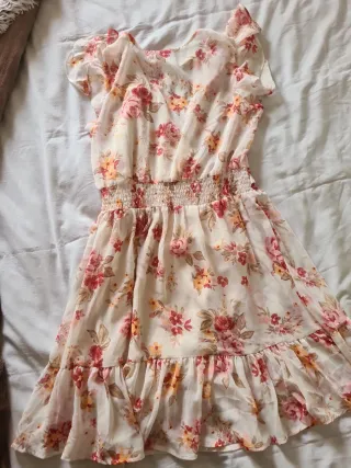 Vestido estampado floral Stradivarius Talla L