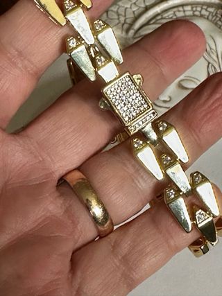 Bracciale Uomo Oro e Diamanti