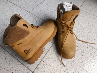 Botas de piel Panamá Jack beige Gore-Tex