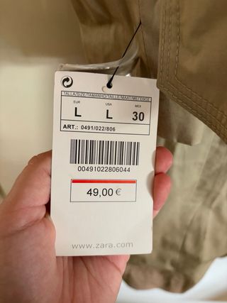 Gabardina Beige Nueva