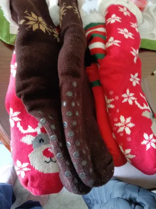 Calcetines Invierno/Navidad Antideslizantes