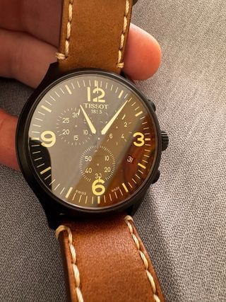 Tissot Chrono XL Negro 45mm Caja y Papeles