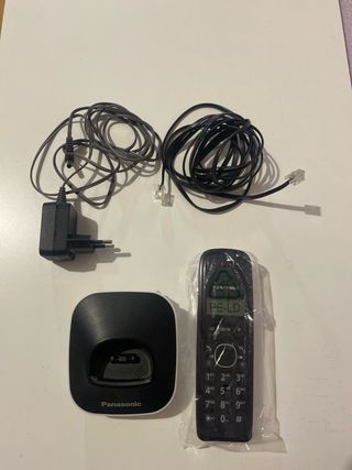 Teléfono Inalámbrico Panasonic Negro