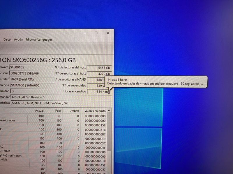 DISCO SSD Kingston SKC600 256GB SATA III 2,5” afbeelding 6