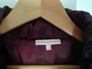 Chaquetón corto burdeos Preccio