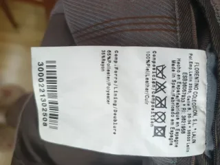 Chaqueta 100%piel marrón hombre