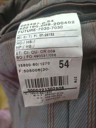 Chaqueta 100%piel marrón hombre