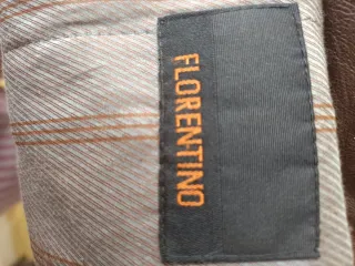 Chaqueta 100%piel marrón hombre