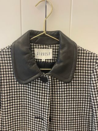 Abrigo Claudie Pierlot pata de gallo