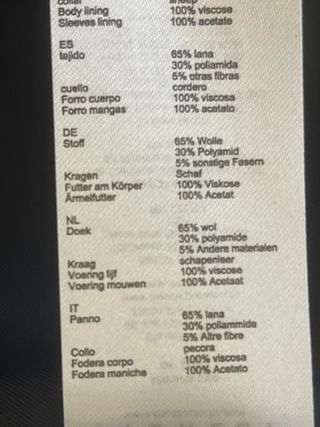 Abrigo Claudie Pierlot pata de gallo