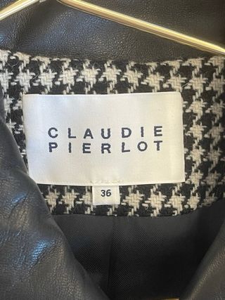 Abrigo Claudie Pierlot pata de gallo