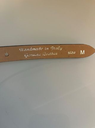 Cintura Liu Jo vera pelle blu e oro