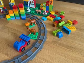 Set Completo Lego Duplo con Tren, Animali e Molte Parti