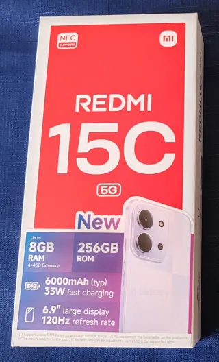 Xiaomi Redmi 15C 256GB Nero