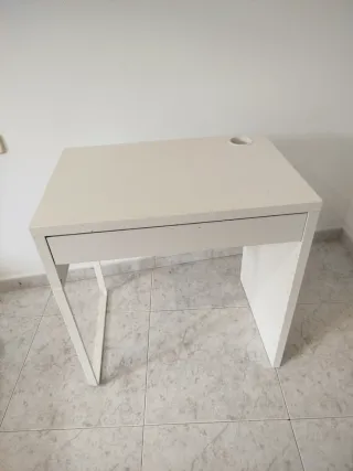 Escritorio Ikea Blanco Madera