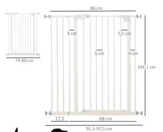 Barrera de Seguridad para Puertas y Escaleras