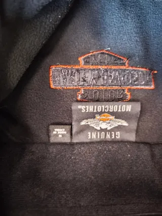 Giacca Harley Davidson Uomo Nera Arancione