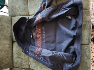 Giacca Harley Davidson Uomo Nera Arancione