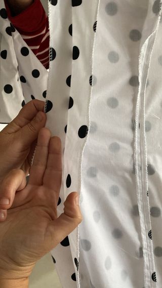 Vestido de flamenca blanco y negro