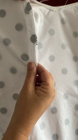 Vestido de flamenca blanco y negro