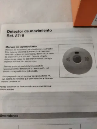 Detector movimiento Eunea Merlín Gerin blanco