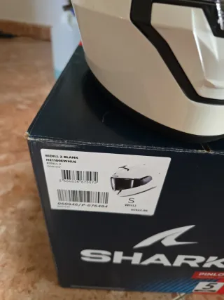 Casco Shark Ridill 2 Blanco Talla S